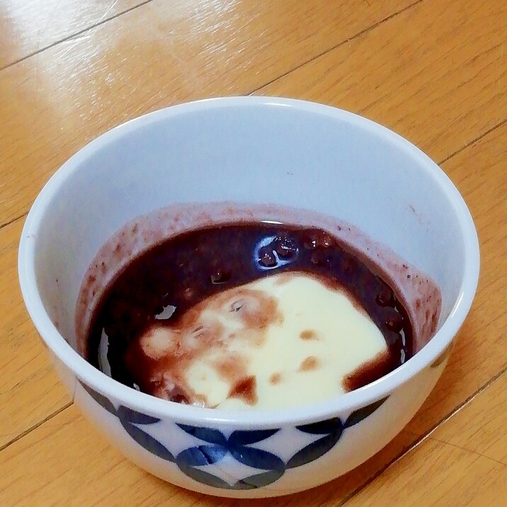 チーズお汁粉 (お汁粉消費にも)